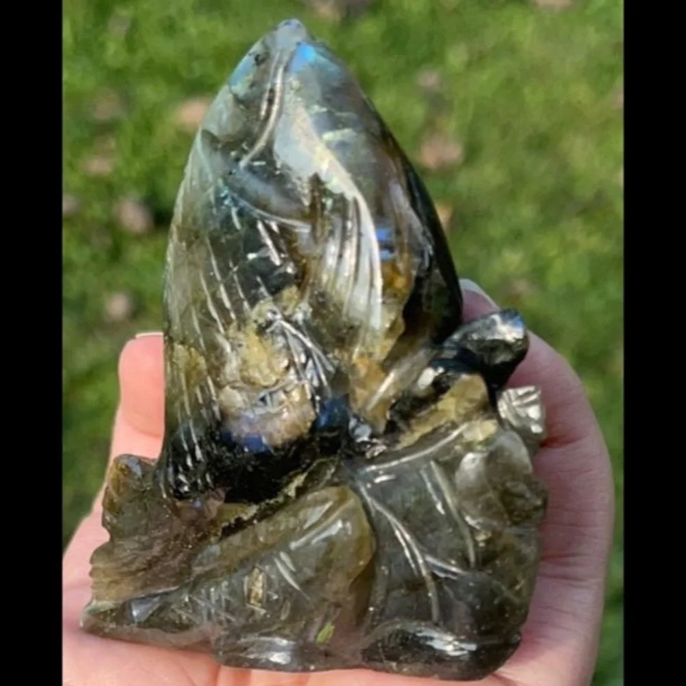 🐟 Fish Labradorite Carving/Figurine